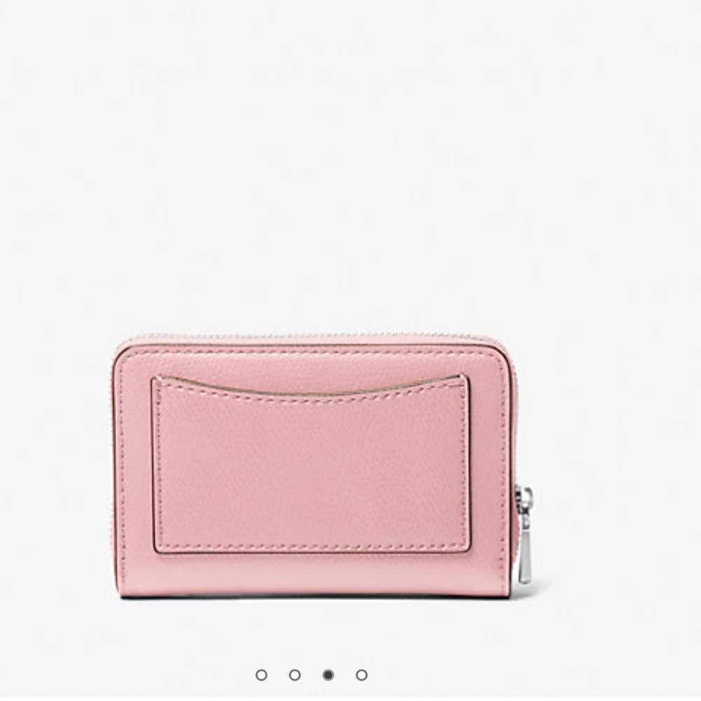 Michael Kors - Baby Pink Jet Set Small Leather Wallet
